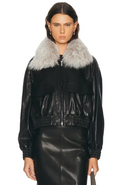 Nour Hammour Ellery Jacket In Noir Classique