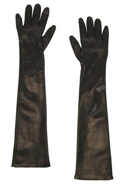 Nour Hammour Extra Long Glove In Black