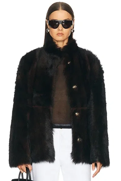 Nour Hammour For Fwrd Elsa Jacket In Brown