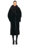 Nour Hammour Isadora Coat In Brown