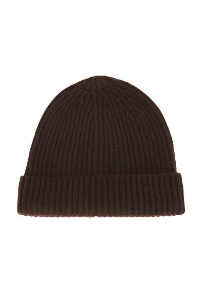 Nour Hammour Jace Cashmere Hat In Brown