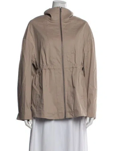 Pre-owned Nour Hammour Jacket In Neutrals