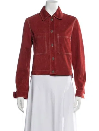 Pre-owned Nour Hammour Jacket In Red