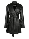 Nour Hammour Kerri Belted Jacket In Black