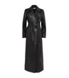 Nour Hammour Lambskin Kasha Coat In Black