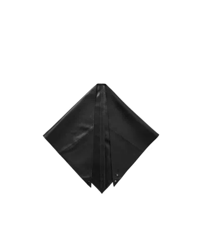 Nour Hammour Leather Headscarf In Black