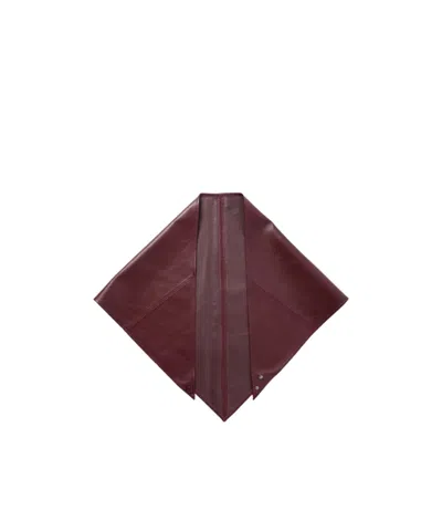 Nour Hammour Leather Headscarf In Brown