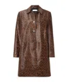 Nour Hammour Leopard-print Coat In Multi