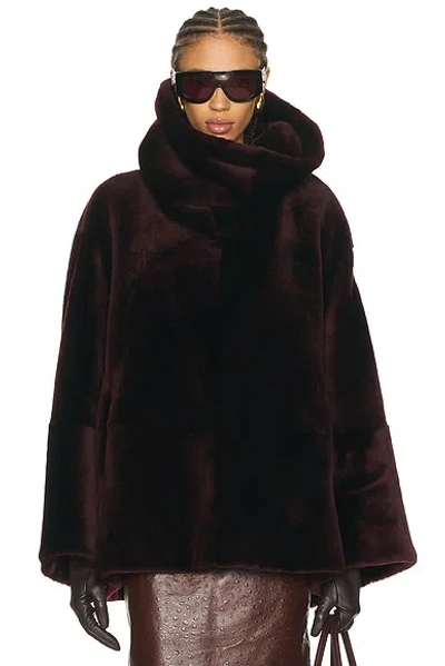 Nour Hammour Lodge Coat In Brown
