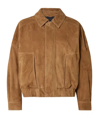 Nour Hammour Long-sleeved Casual Jacket In Brown