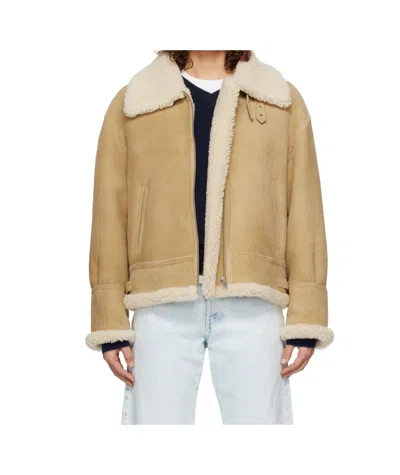 Nour Hammour Long-sleeved Casual Jacket In Gold