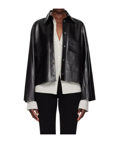 Nour Hammour Long-sleeved Jacket In Black