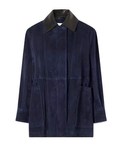 Nour Hammour Long-sleeved Jacket In Blue