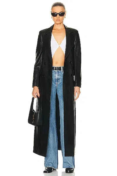 Nour Hammour Misha Coat In Black