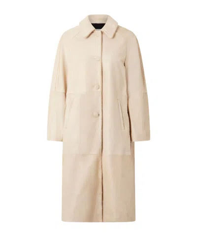 Nour Hammour Patchwork Coat In Pink