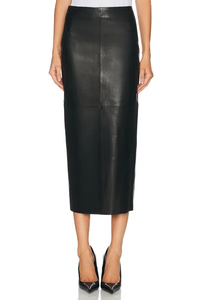Nour Hammour Selly Skirt In Noir Classique