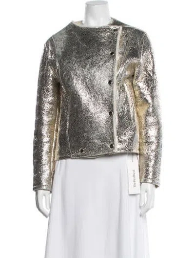Pre-owned Nour Hammour Shearling Jacket