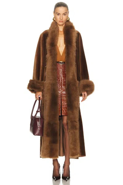Nour Hammour Sima Jacket In Brown