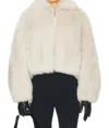 Nour Hammour Tara Jacket In Cream In White
