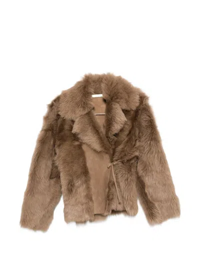 Nour Hammour Verena Jacket In Brown