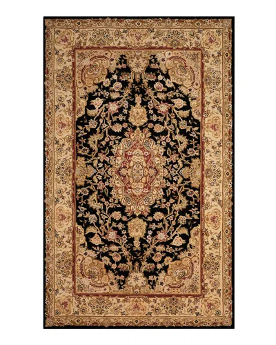Nourcouture Beulah Hand-tufted Rug, 4' X 6' In Black/beige