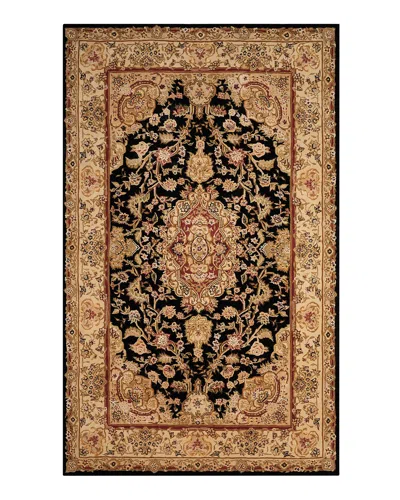 Nourcouture Beulah Hand-tufted Rug, 9' X 12' In Black/beige