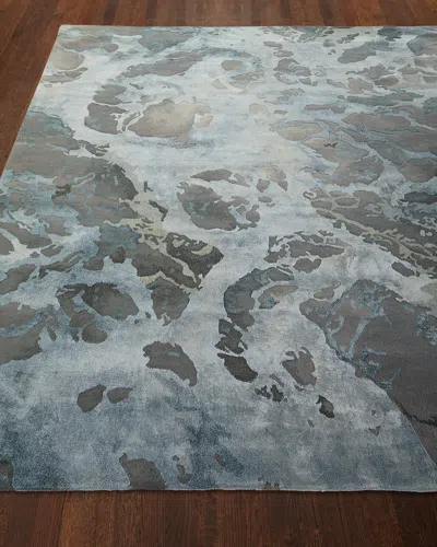 Nourcouture Caprice Hand-tufted Rug, 10' X 14' In Gray/slate