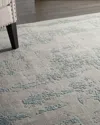 Nourcouture La Rive Hand-knotted Rug, 8' X 10' In Beige/seafoam