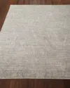 Nourcouture Ling Hand-knotted Rug, 10' X 14' In Ash