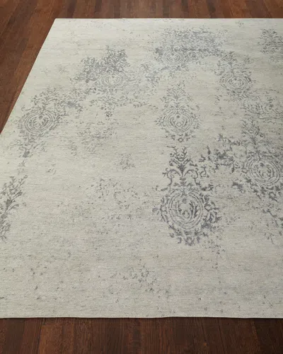 Nourcouture Minette Hand-knotted Rug, 4' X 6' In Ivory