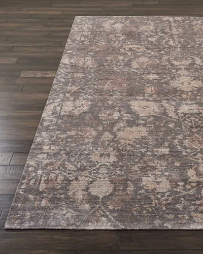 Nourcouture Mumbi Hand-knotted Area Rug, 10' X 14' In Brown