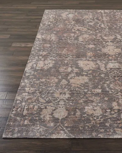 Nourcouture Mumbi Hand-knotted Area Rug, 8' X 10' In Brown
