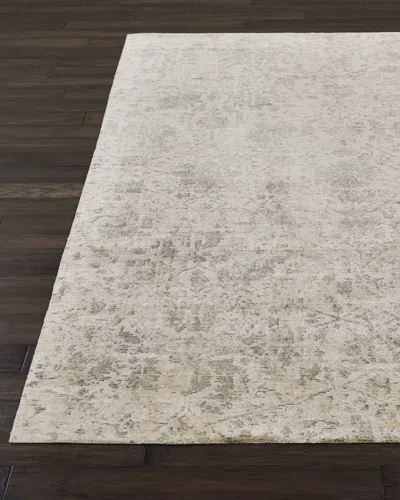 Nourcouture Svana Hand-knotted Area Rug, 4' X 6' In Beige