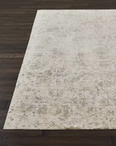 Nourcouture Svana Hand-knotted Area Rug, 6' X 8' In Beige