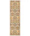 Nourison Allur Alr03 2'3" X 7'6" Runner Rug In Ivory