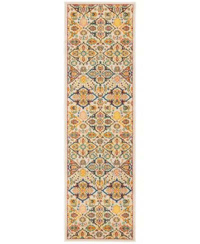 Nourison Allur Alr03 2'3" X 7'6" Runner Rug In Ivory