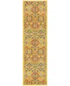 Nourison Allur Alr03 2'3" X 7'6" Runner Rug In Yellow