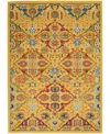 Nourison Allur Alr03 4' X 6' Area Rug In Yellow