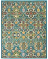 Nourison Allur Alr03 7'10" X 9'10" Area Rug In Turquoise