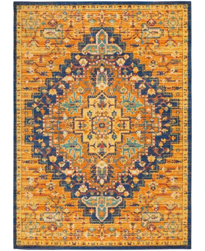 Nourison Allur Alr04 4' X 6' Area Rug In Orange