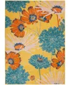 Nourison Allur Alr06 4' X 6' Area Rug In Yellow