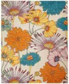 Nourison Allur Alr06 7'10" X 9'10" Area Rug In Ivory
