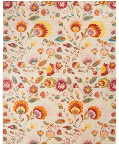 Nourison Allur Alr08 7'10" X 9'10" Area Rug In Ivory
