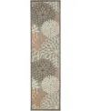 Nourison Aloha Alh05 2'3" X 10' Runner Rug In Beige