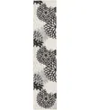 Nourison Aloha Alh05 2'3" X 12' Runner Rug In Black