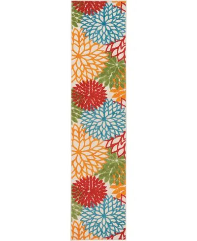 NOURISON ALOHA ALH05 2'3" X 12' RUNNER RUG