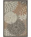 Nourison Aloha Alh05 2'8" X 4' Outdoor Area Rug In Beige