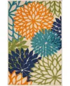 Nourison Aloha Alh05 2'8" X 4' Outdoor Area Rug In Multi