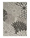 Nourison Aloha Alh05 Area Rug, 7' X 10' In Silver