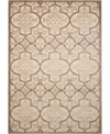 Nourison Aloha Alh14 3'6" X 5'6" Outdoor Area Rug In Cream